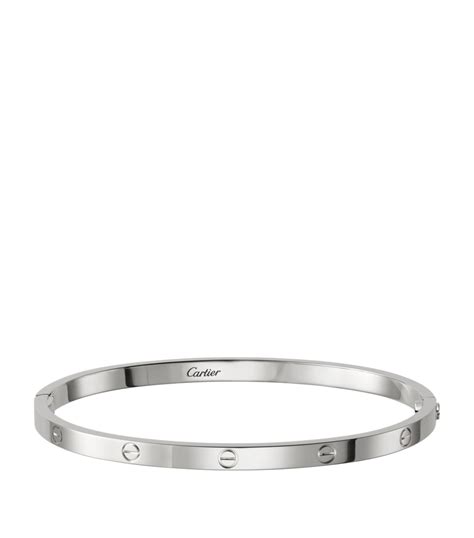 cartier white gold love bracelet second hand|cartier love bracelet identification.